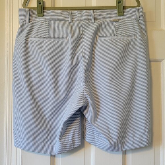 Mens light blue striped Greg Norman shorts Size 36 - Picture 2 of 3